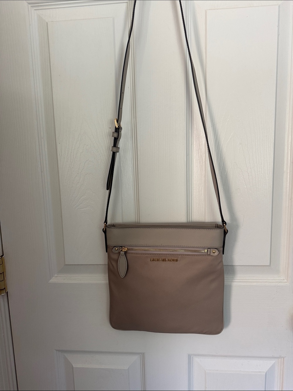Michael Kors Taupe Neutral Crossbody Shoulder Bag